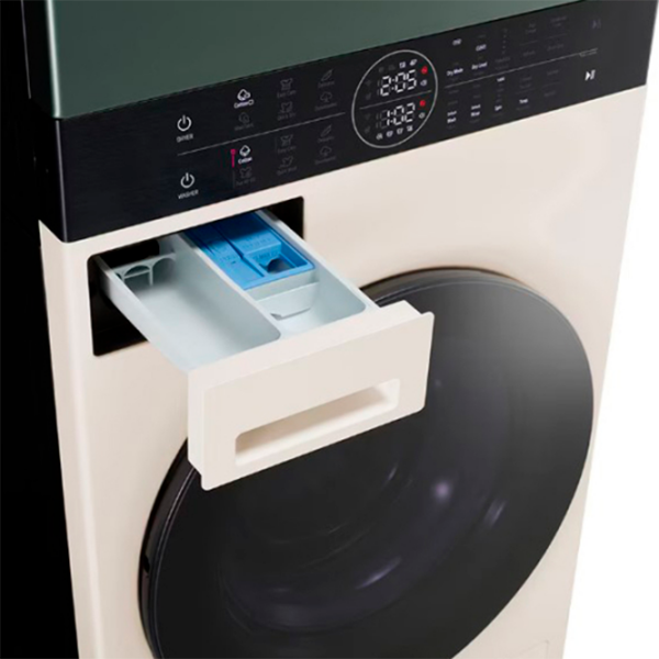 Mașină de spălat cu uscător LG WT1210EGF Green Beige 12 kg, 1400 rpm, A+++ photo 14