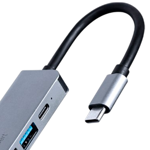 Адаптер Cablexpert A-CM-COMBO5-02 Серый USB Type-C photo 2