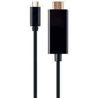 Адаптер Cablexpert A-CM-HDMIM-01 Черный USB Type-C