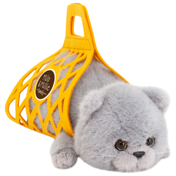 Мягкая игрушка Orange Toys The Softest Milo the Grey Cat B1002/35 Серый 0+