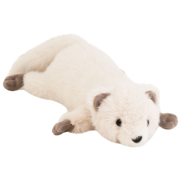 Jucărie moale Orange Toys The Softest Weasel OT8030/38 White 0+ photo 1