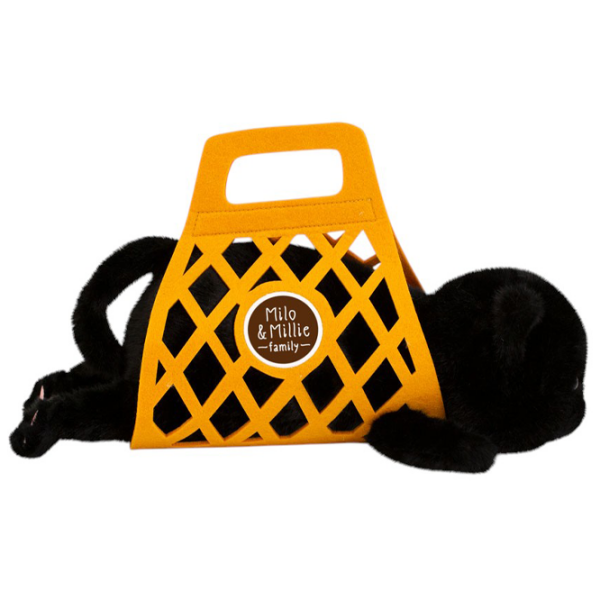 Мягкая игрушка Orange Toys The Softest Milo the Black Cat B1001/35 Черный 0+ photo 2