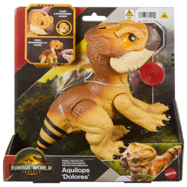 Figurină Mattel Jurassic World Aquilops Cub 4+ / Yellow photo 1