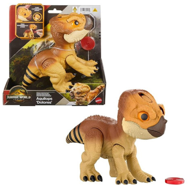 Figurină Mattel Jurassic World Aquilops Cub 4+ / Yellow photo 3