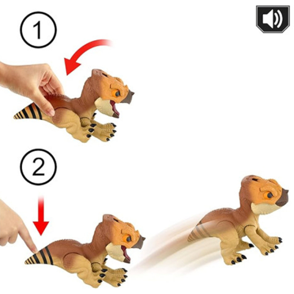 Figurină Mattel Jurassic World Aquilops Cub 4+ / Yellow photo 6