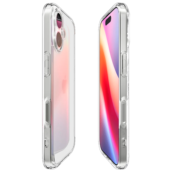Чехол для смартфона Apple iPhone 17 (Ultra Hybrid) Прозрачный Белый Spigen, ТПУ, MagSafe Back photo 2