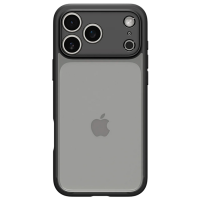 Husă pentru smartphone Apple iPhone 17 Pro (Ultra Hybrid) Transparent Black Matt Spigen, TPU, MagSafe Back