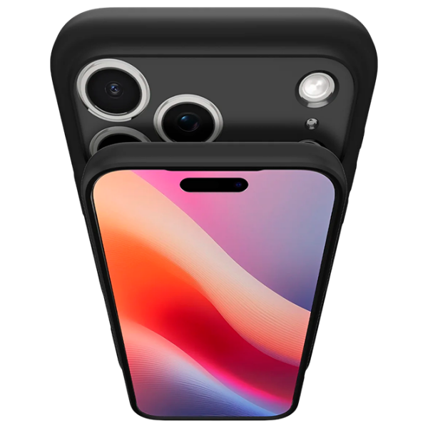 Husă pentru smartphone Apple iPhone 17 Pro Max (Ultra Hybrid) Transparent Black Matt Spigen, TPU, MagSafe Back photo 3