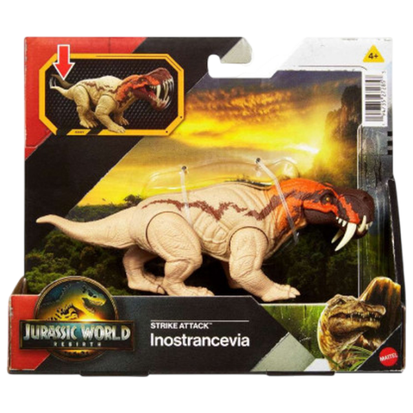 Figurină Mattel Jurassic World Strike Attack 4+ / Multicolor photo 3