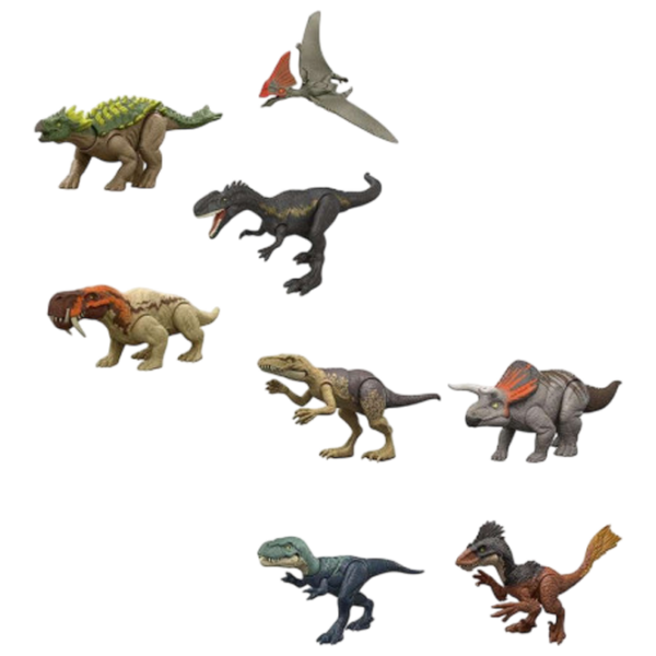 Figurină Mattel Jurassic World Strike Attack 4+ / Multicolor photo 4