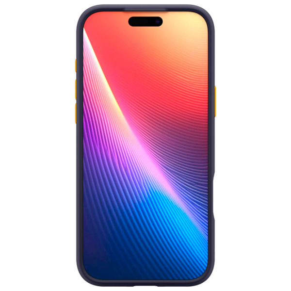 Чехол для смартфона Apple iPhone 17 Pro (Nano Pop) Желтый Голубичный синий Spigen, ТПУ, MagSafe Back photo 3