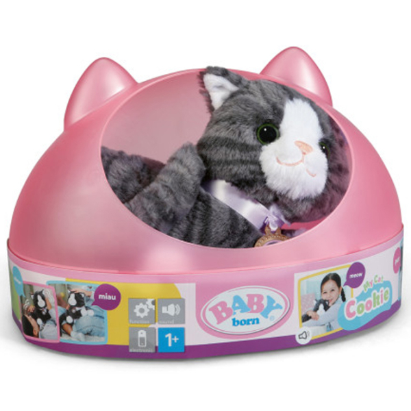 Мягкая игрушка Zapf Baby Born My Cat Cookie 837580 Серый 3+ photo 1