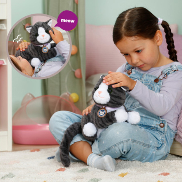 Мягкая игрушка Zapf Baby Born My Cat Cookie 837580 Серый 3+ photo 4