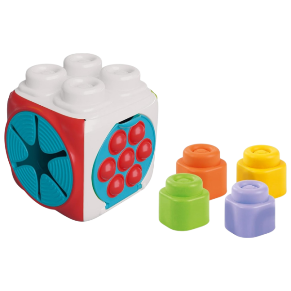 Развивающий набор Clementoni Soft Clemmy Sensory Cube 17902 Разноцветный 0.5+ photo 1