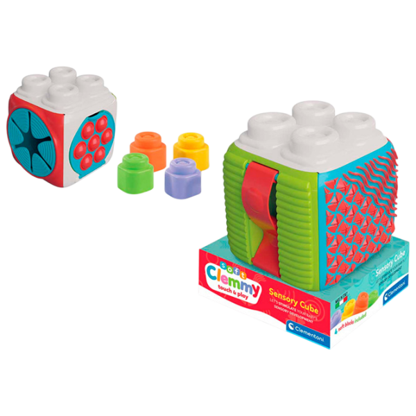 Развивающий набор Clementoni Soft Clemmy Sensory Cube 17902 Разноцветный 0.5+ photo 6