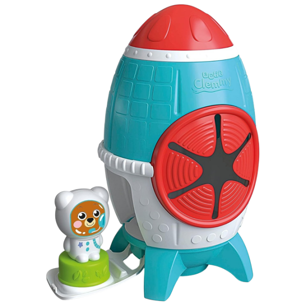 Joc educativ Clementoni Soft Clemmy Space Rocket 17806 Blue 0.5+