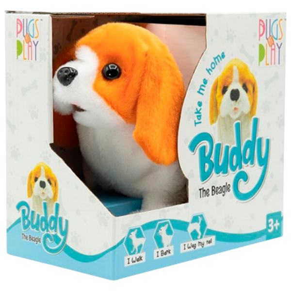 Мягкая игрушка Pugs At Play Walking Dog Buddy The Beagle PAP03 Оранжевый 3+ photo 5