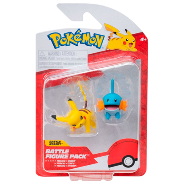 Figurine Pokemon Battle Pack Mudkip and Pikachu 3+ / Multicolor photo 2