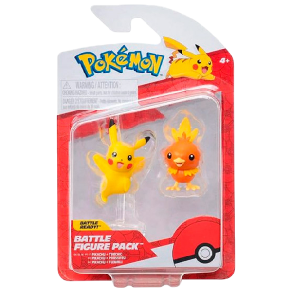 Figurine Pokemon Battle Pack Poussifeu and Pikachu 3+ / Multicolor photo 2