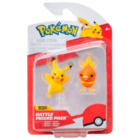 Figurine Pokemon Battle Pack Poussifeu and Pikachu 3+ / Multicolor