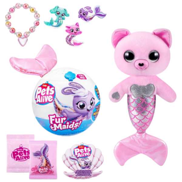 Figurină Zuru Pets Alive Furmaids 3+ / Multicolor photo 8