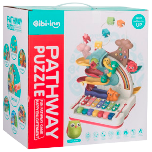 Развивающий набор Bibiin Toys Pathway Puzzle 688-33 Белый Для детей, 6 месяцев  photo 1