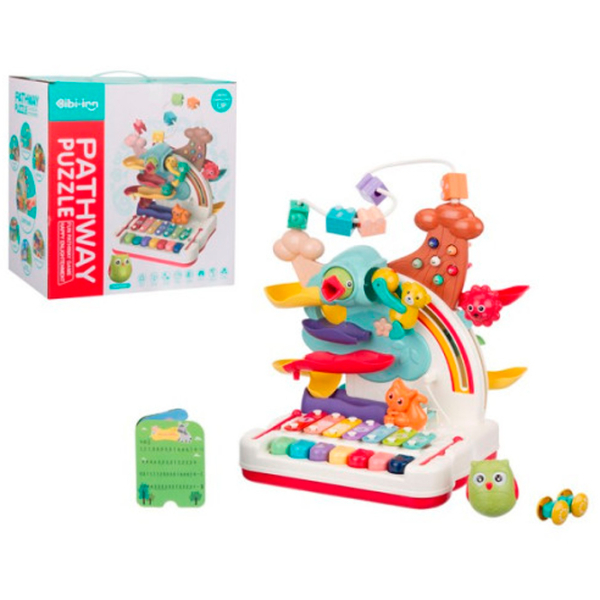 Развивающий набор Bibiin Toys Pathway Puzzle 688-33 Белый Для детей, 6 месяцев  photo 3
