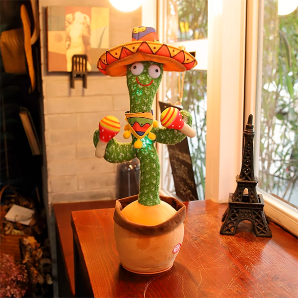 Jucărie interactivă Lulu Cactus muzical 4836 Green Pentru copii, 3+ photo 3