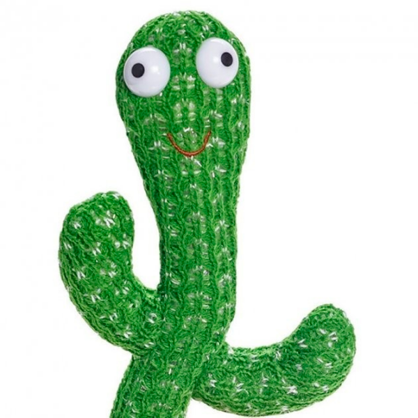 Jucărie interactivă Lulu Cactus muzical T808-3 Green Pentru copii, 6 luni photo 4