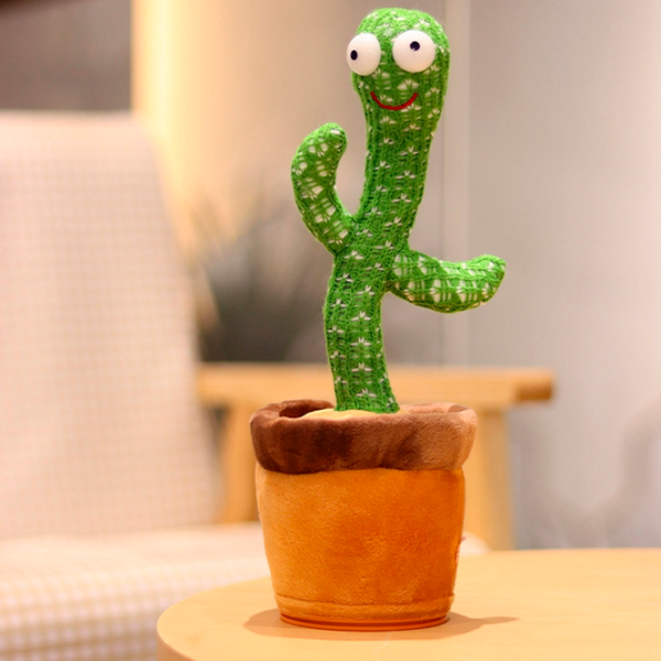 Jucărie interactivă Lulu Cactus muzical T808-3 Green Pentru copii, 6 luni photo 5