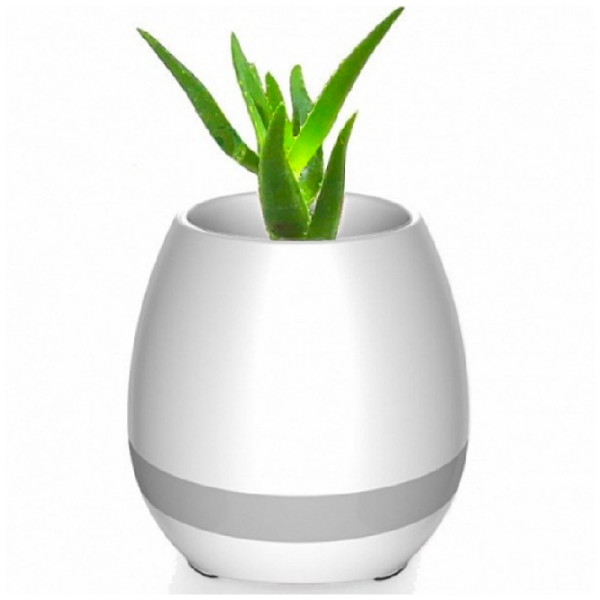 Ghiveci smart Helmet Music Flowerpot White 5 W photo 4