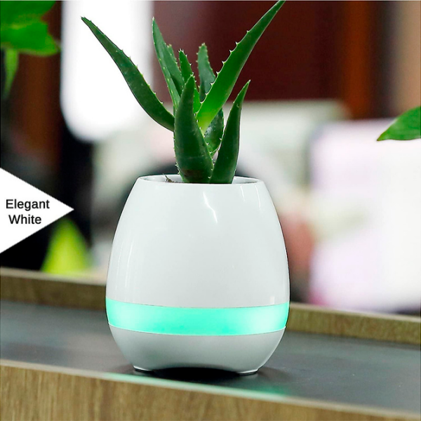 Ghiveci smart Helmet Music Flowerpot White 5 W photo 7