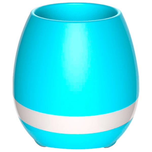 Ghiveci smart Helmet Music Flowerpot Blue 5 W photo 1