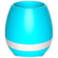 Ghiveci smart Helmet Music Flowerpot Blue 5 W