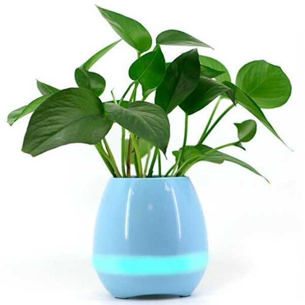 Ghiveci smart Helmet Music Flowerpot Blue 5 W photo 3