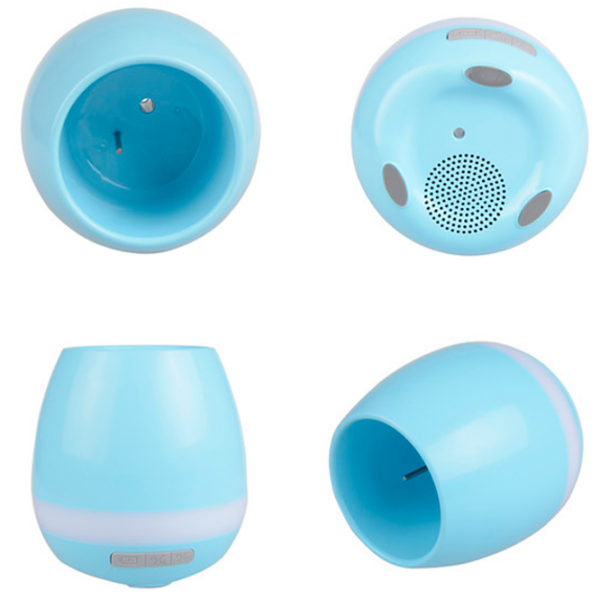 Ghiveci smart Helmet Music Flowerpot Blue 5 W photo 4