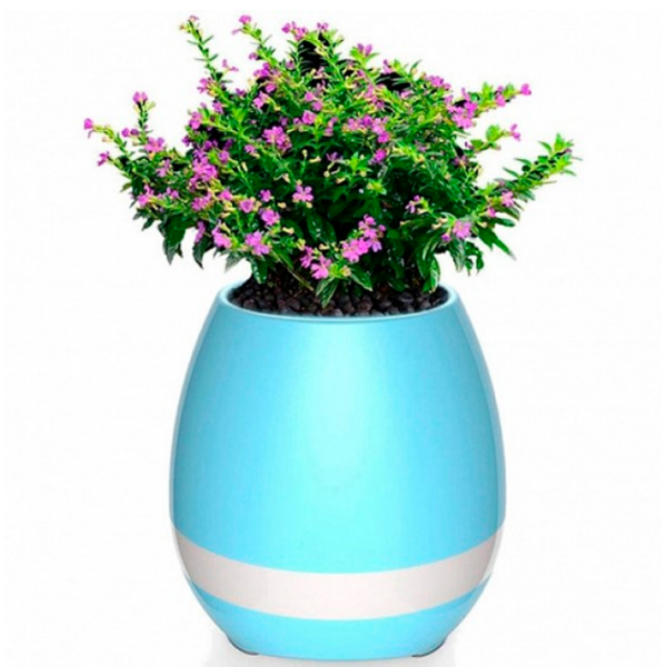 Ghiveci smart Helmet Music Flowerpot Blue 5 W photo 6