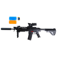Игрушечный автомат Splatter Ball Gun HK416 1803 Черный патронный, Гелевые шарики, 10+