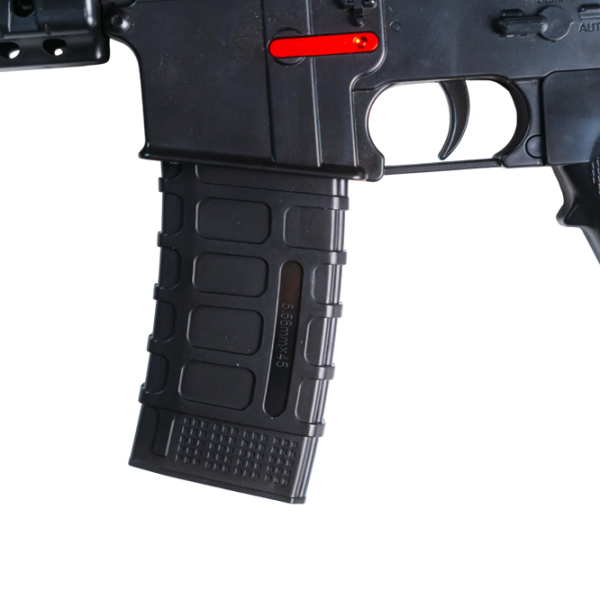 Игрушечный автомат Splatter Ball Gun HK416 1803 Черный патронный, Гелевые шарики, 10+ photo 4