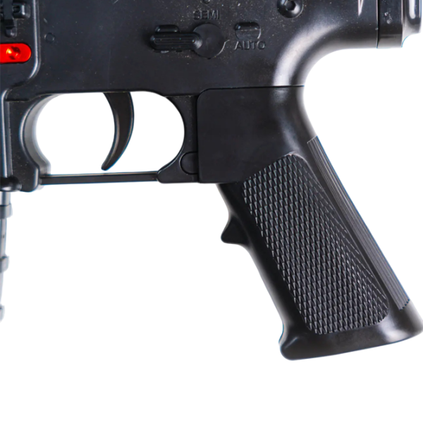 Игрушечный автомат Splatter Ball Gun HK416 1803 Черный патронный, Гелевые шарики, 10+ photo 5