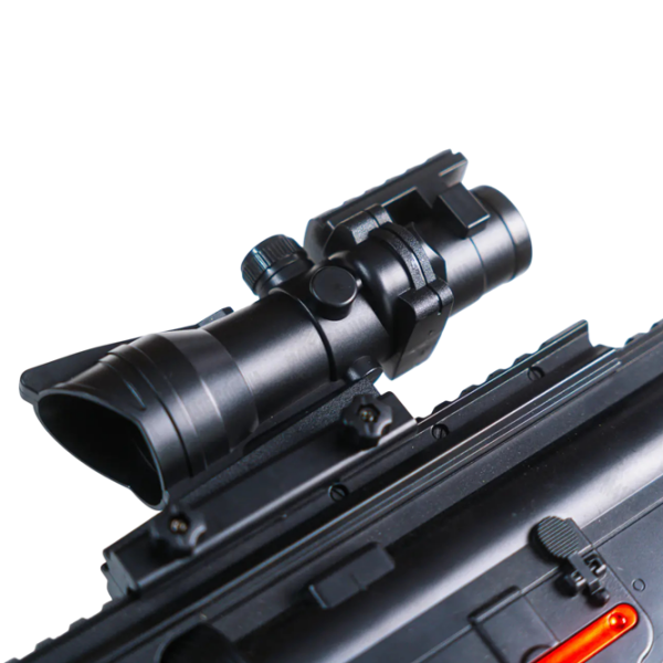 Игрушечный автомат Splatter Ball Gun HK416 1803 Черный патронный, Гелевые шарики, 10+ photo 7