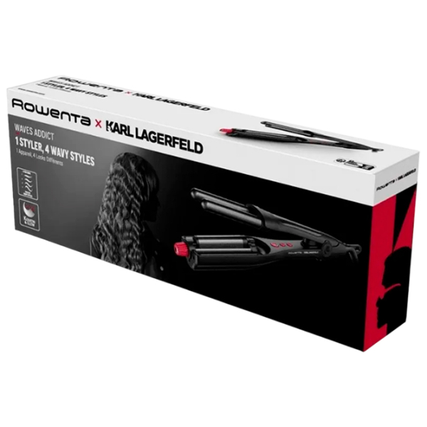 Placă de ondulat Rowenta CF471LF0 Black De îndreptat, de ondulat / Ceramică / 210 °C photo 5