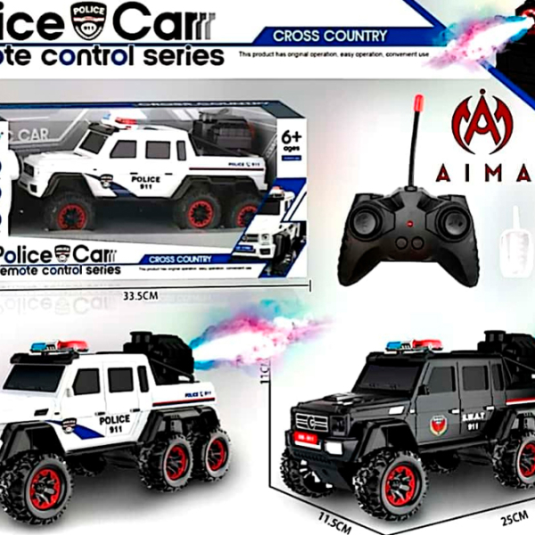 Машинка ZI DI TOYS Police 911 500-3
Черный
Белый  photo 2