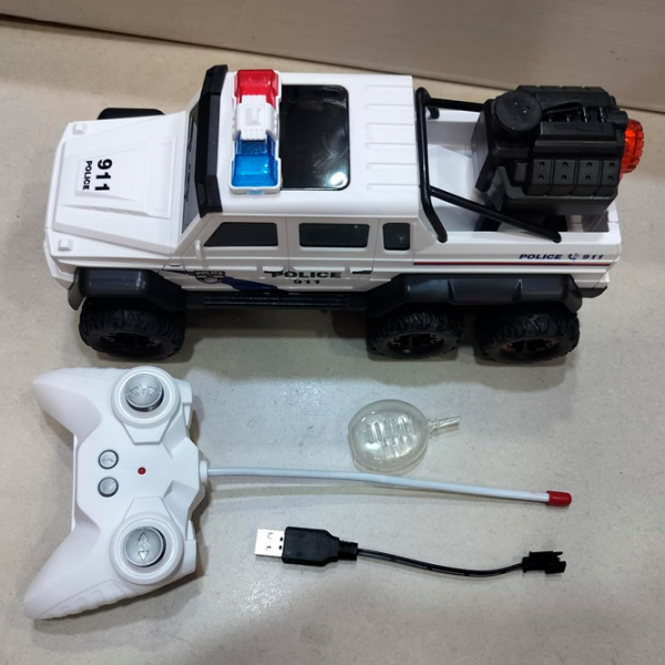 Машинка ZI DI TOYS Police 911 500-3
Черный
Белый  photo 6