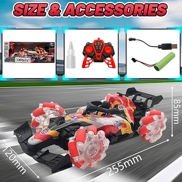 Mașină QIANKUN F1 Racing Car 112430
Black
Red  photo 3