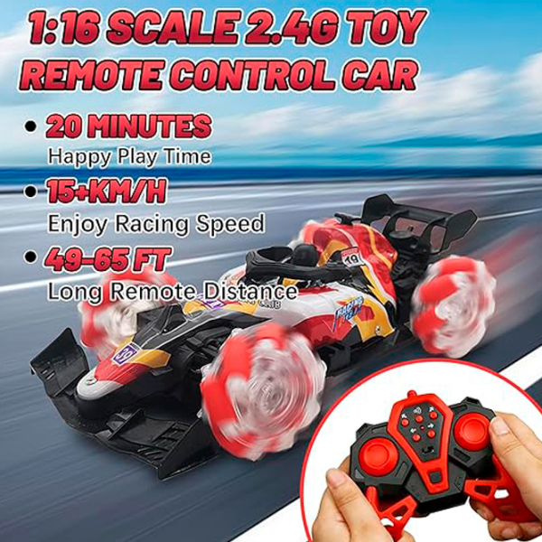Mașină QIANKUN F1 Racing Car 112430
Black
Red  photo 5
