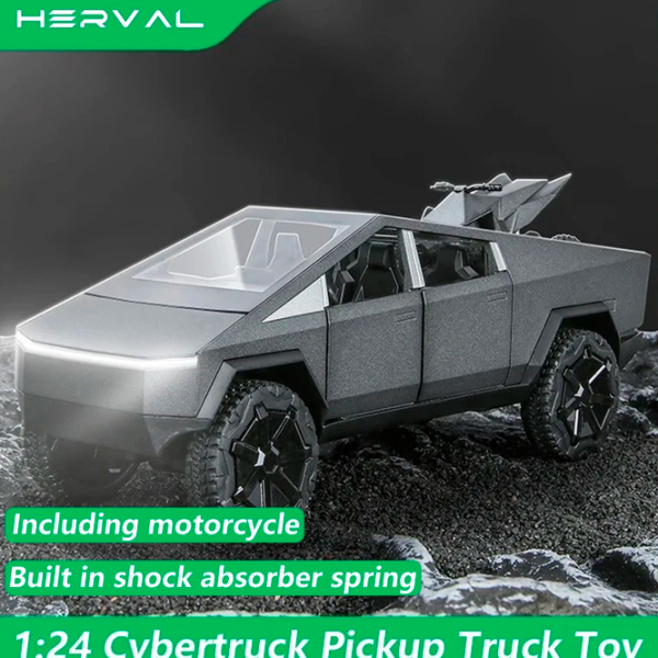 Машинка QIANKUN Tesla CyberTruck TSL 112431
Черный
Серый  photo 2