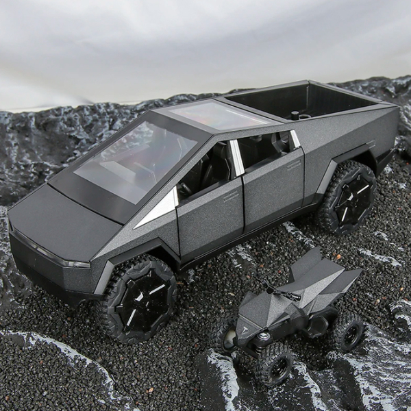 Машинка QIANKUN Tesla CyberTruck TSL 112431
Черный
Серый  photo 6