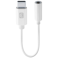 Cablu pentru telefon Cellularline MUSIC ENABLER USB Type-C / 3.5 mm White 