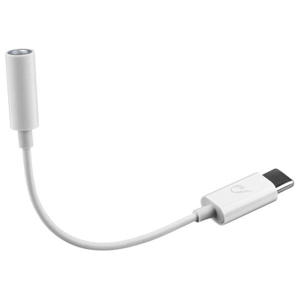 Cablu pentru telefon Cellularline MUSIC ENABLER USB Type-C / 3.5 mm White  photo 2